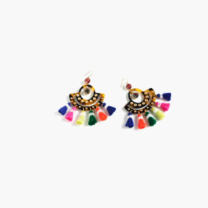 J.Crew Tassel Chandelier Earrings