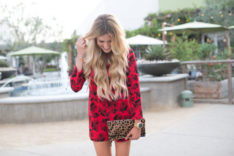 Red Floral Romper | Sapphire Diaries