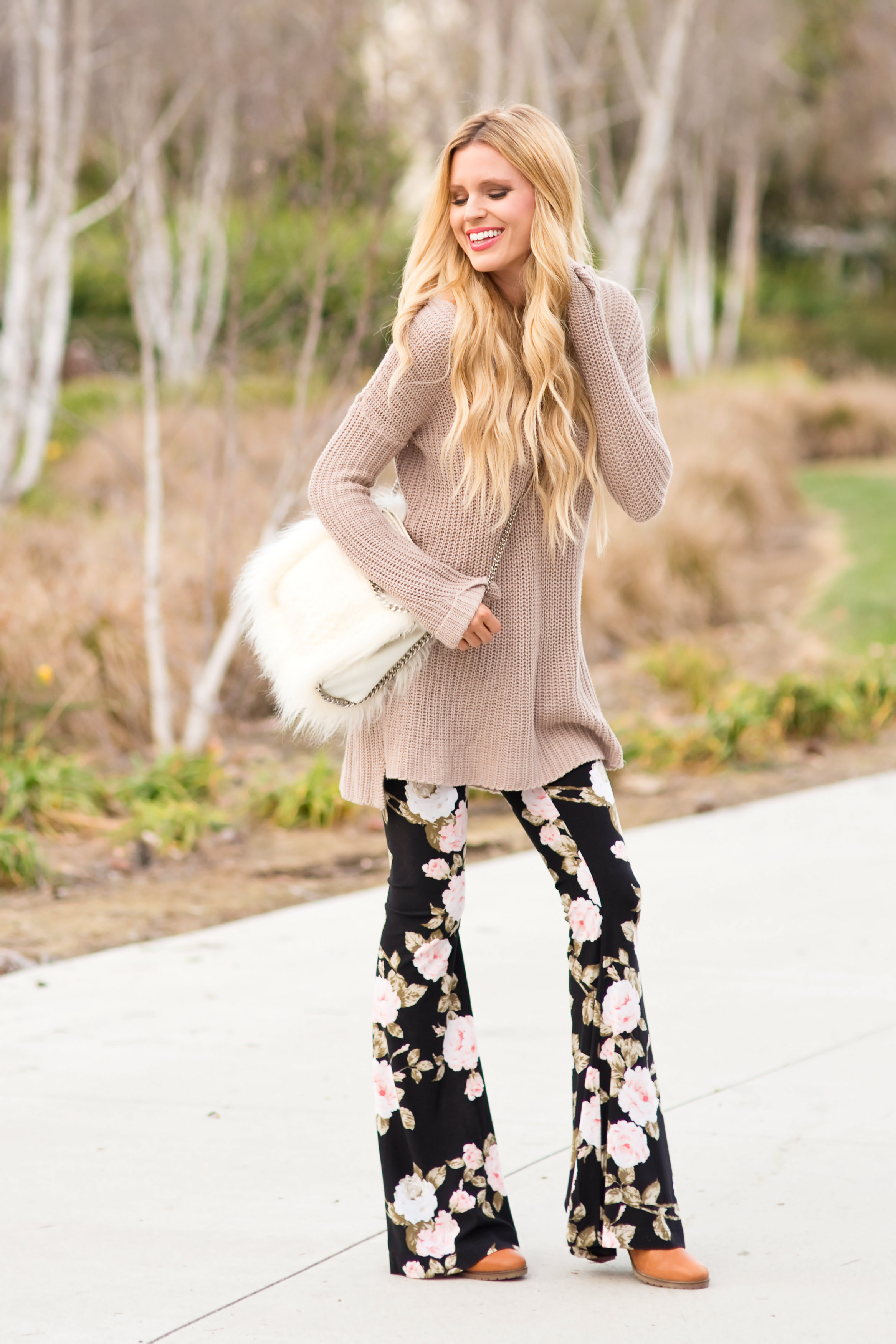 Floral Bell Bottoms | Sapphire Diaries