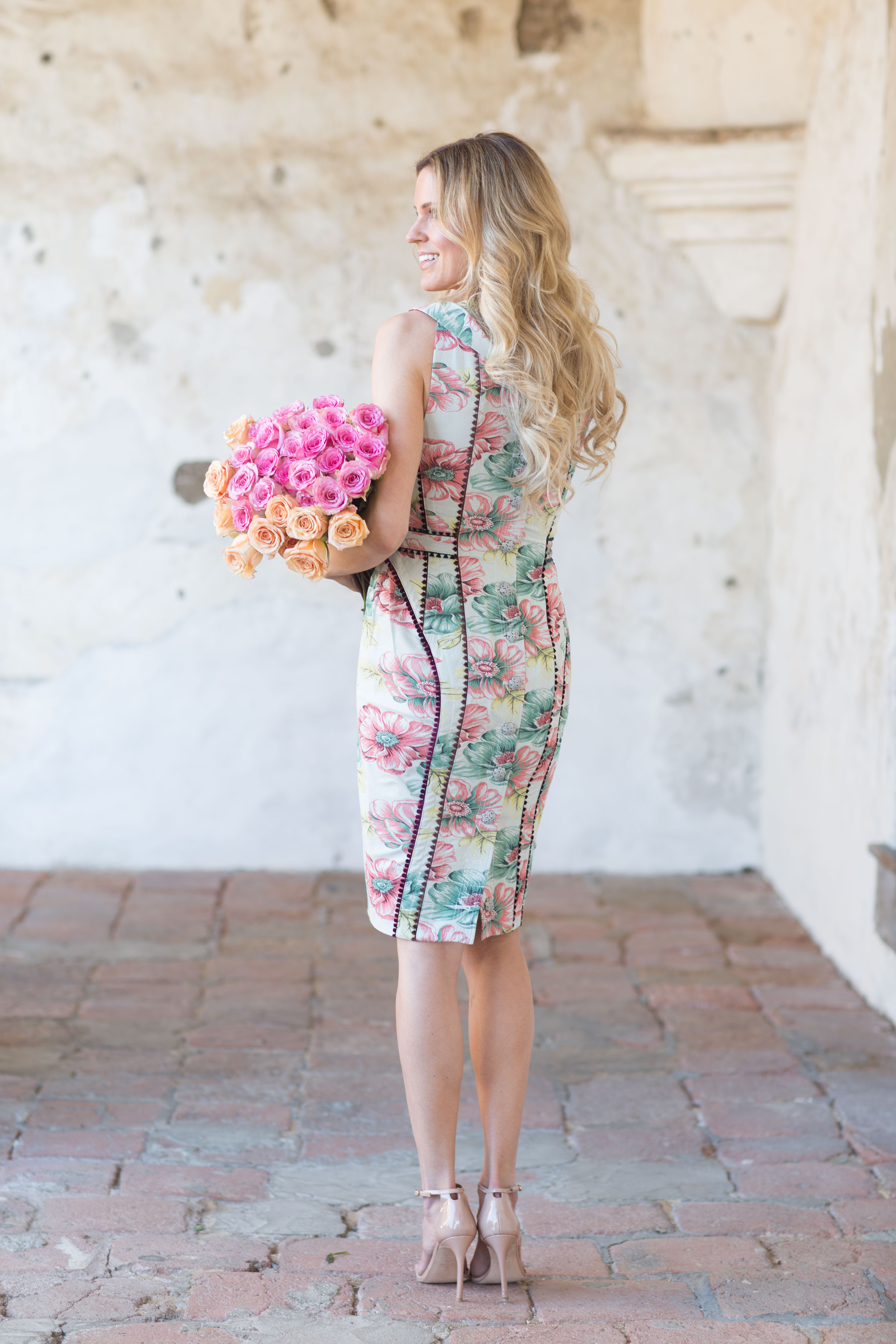 Floral Sheath Dress | Sapphire Diaries