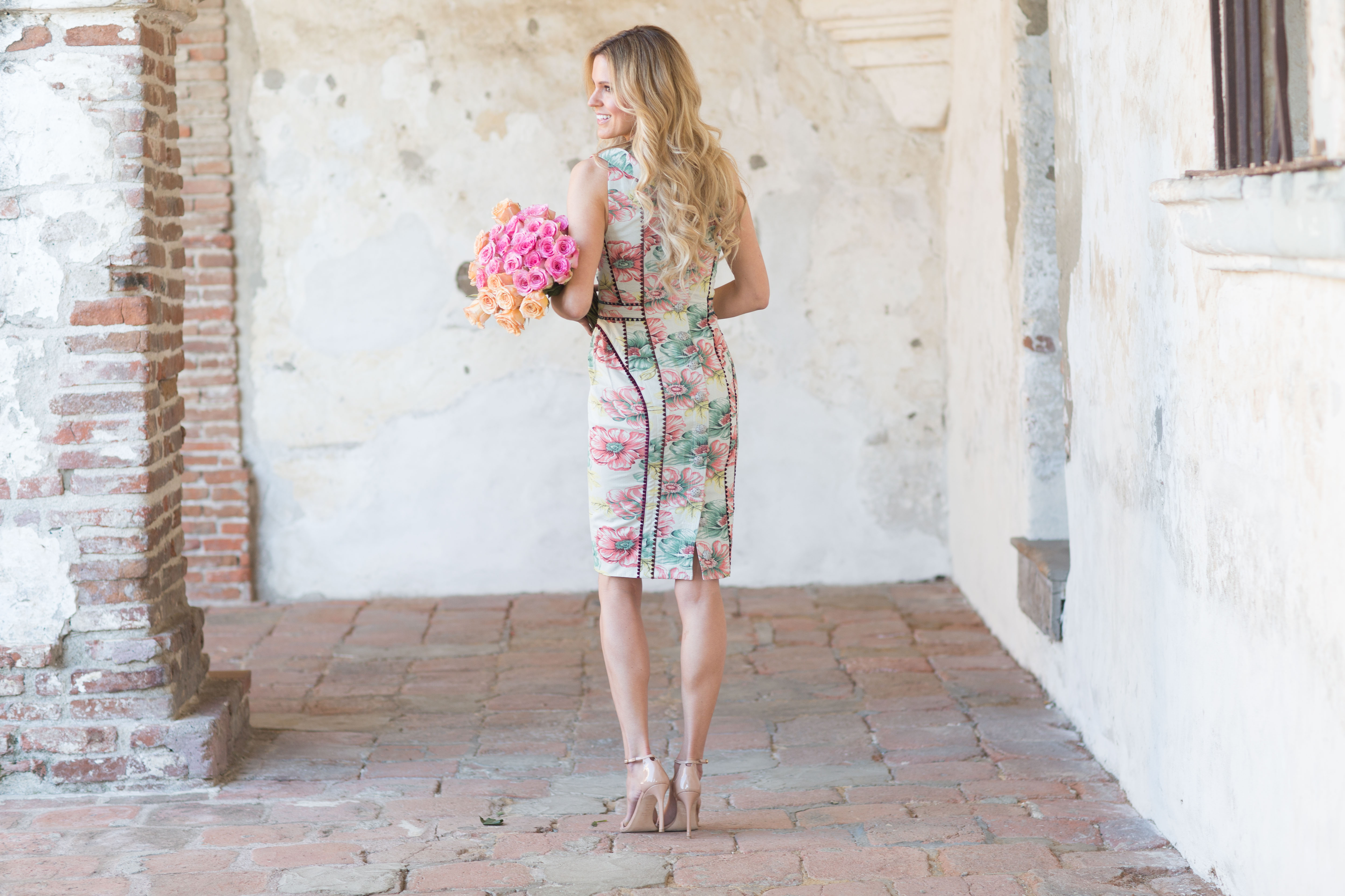 Floral Sheath Dress | Sapphire Diaries