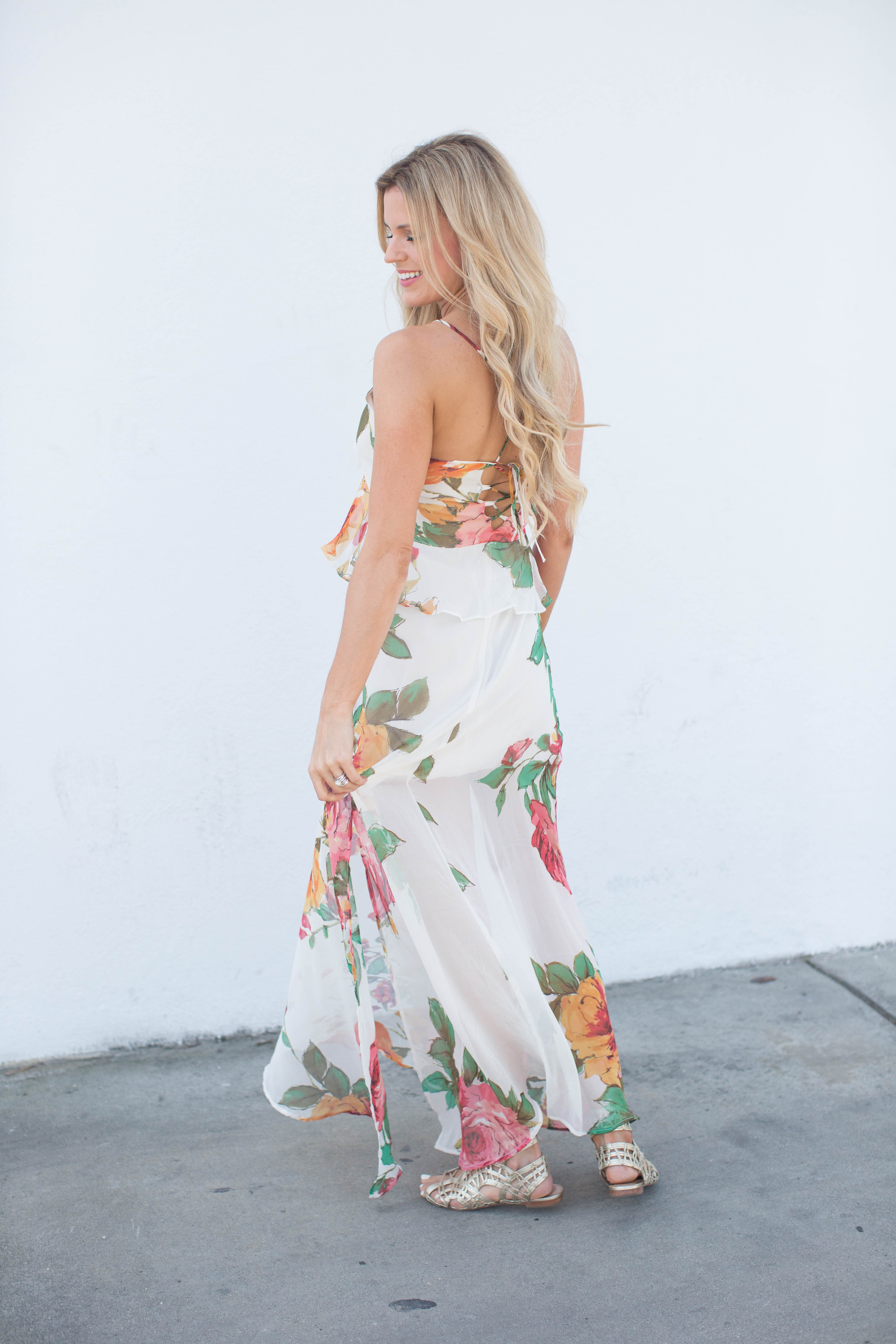 Floral Bridesmaid Dress