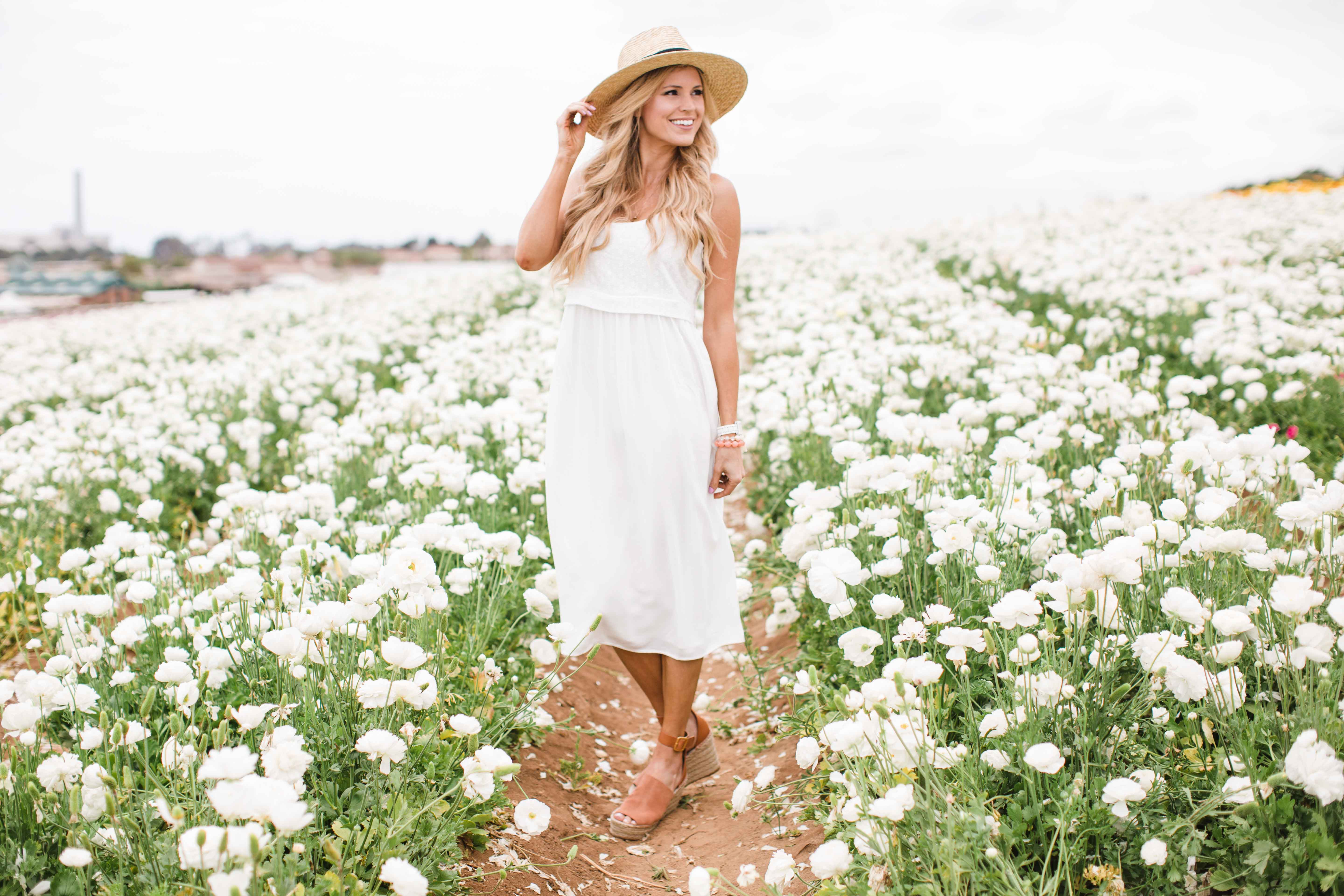 Wayf White Tank Dress