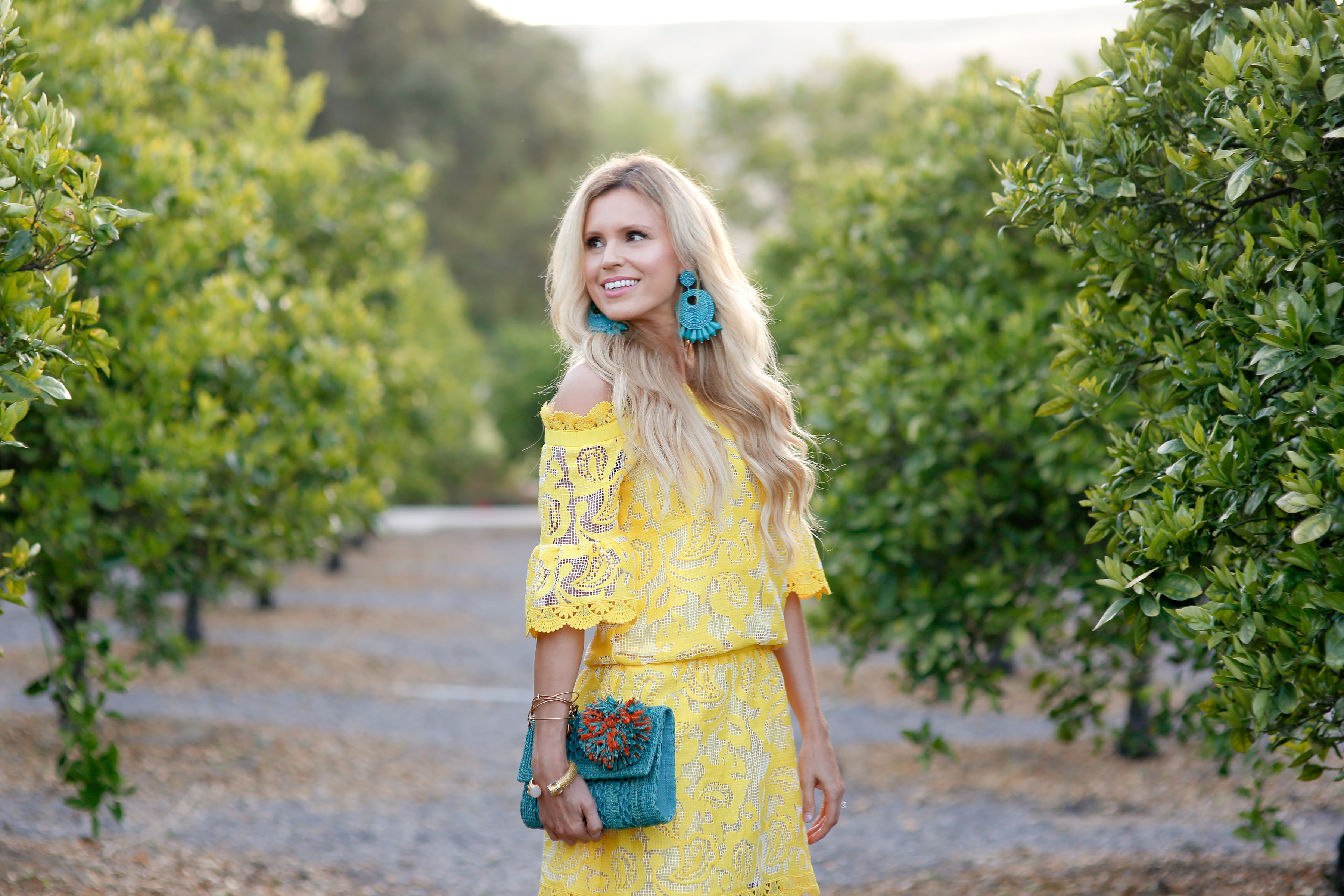 Yellow Lace Dress