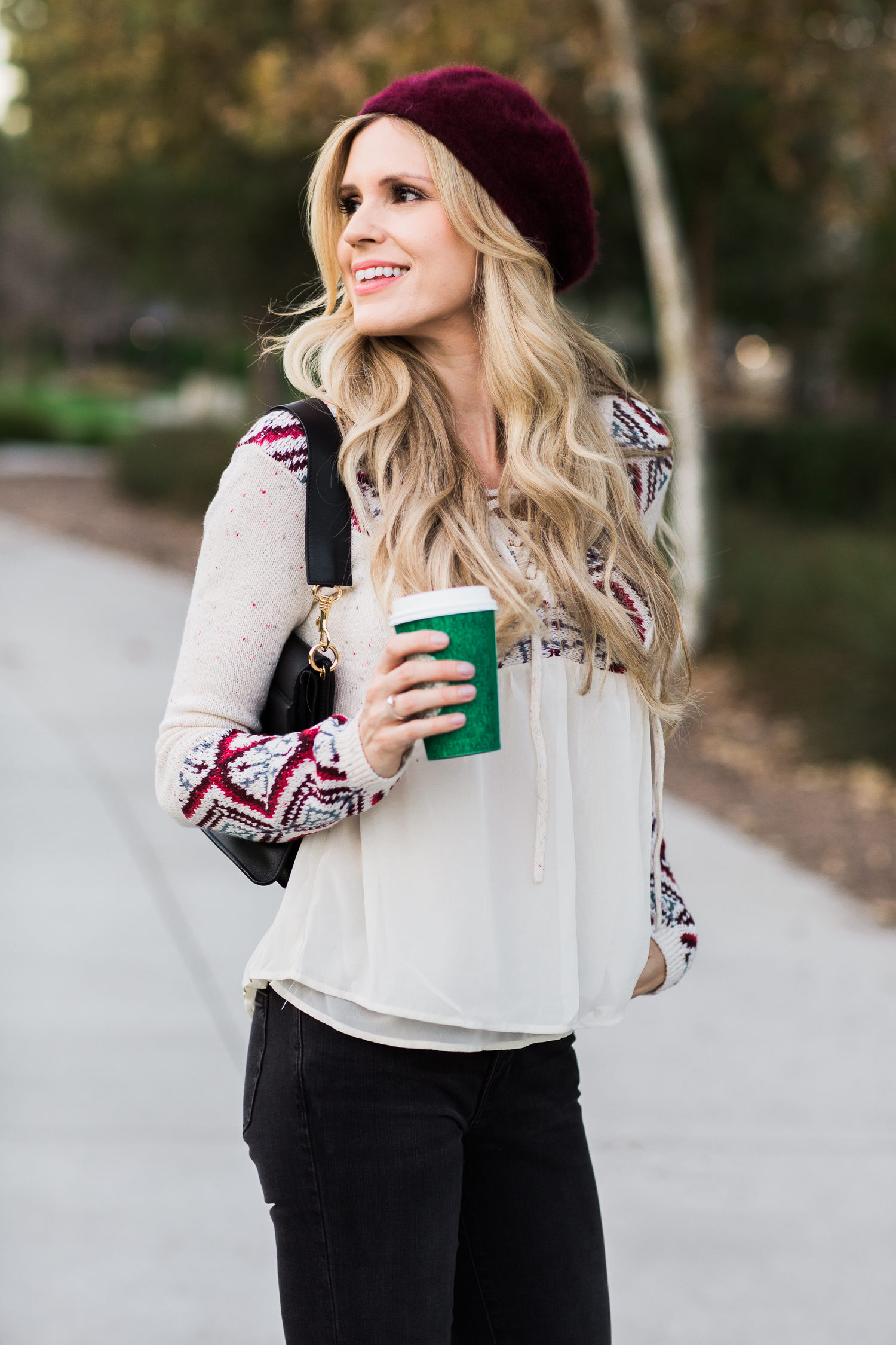 Burgundy Beret