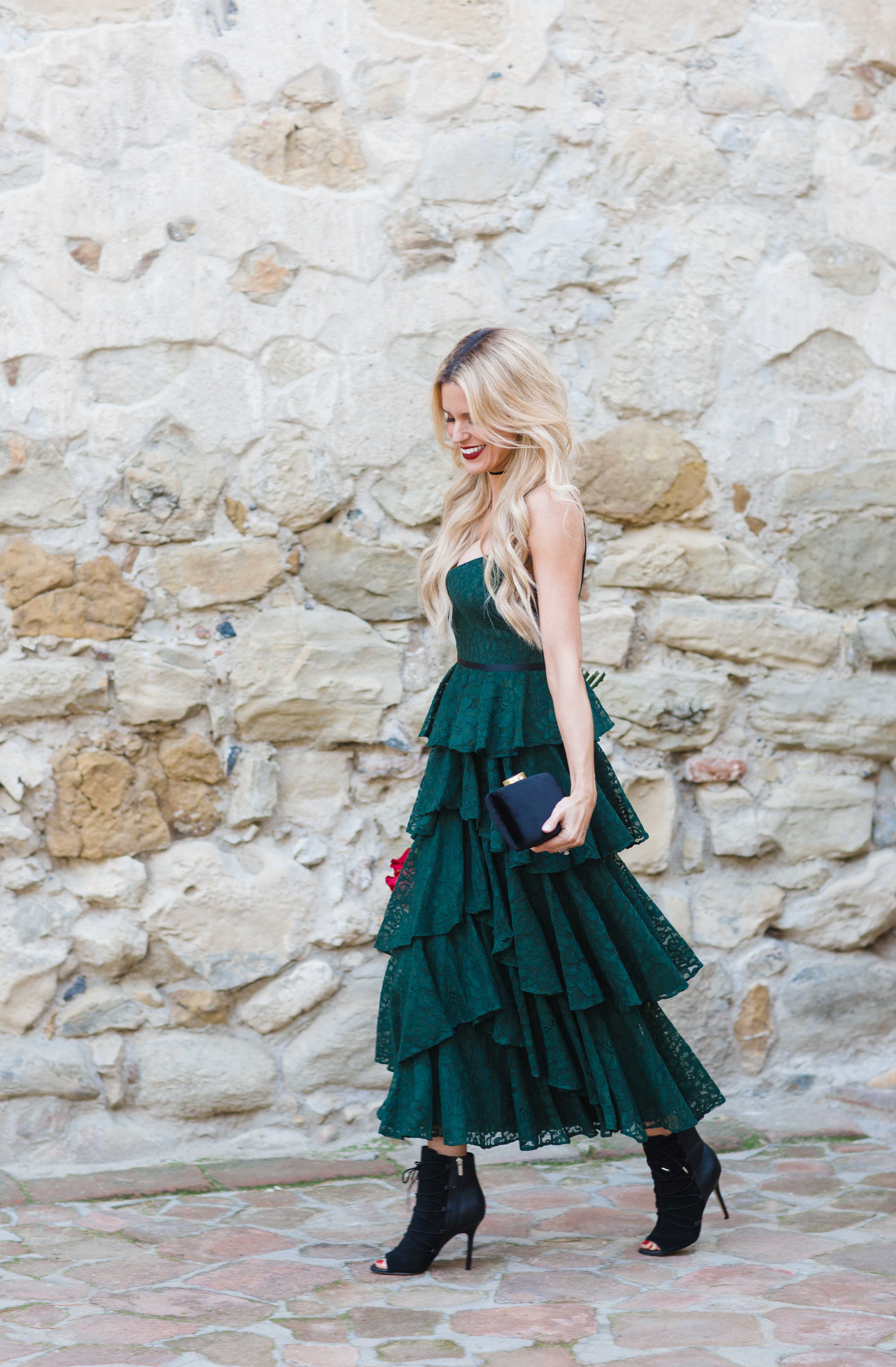 Green Lace Dress