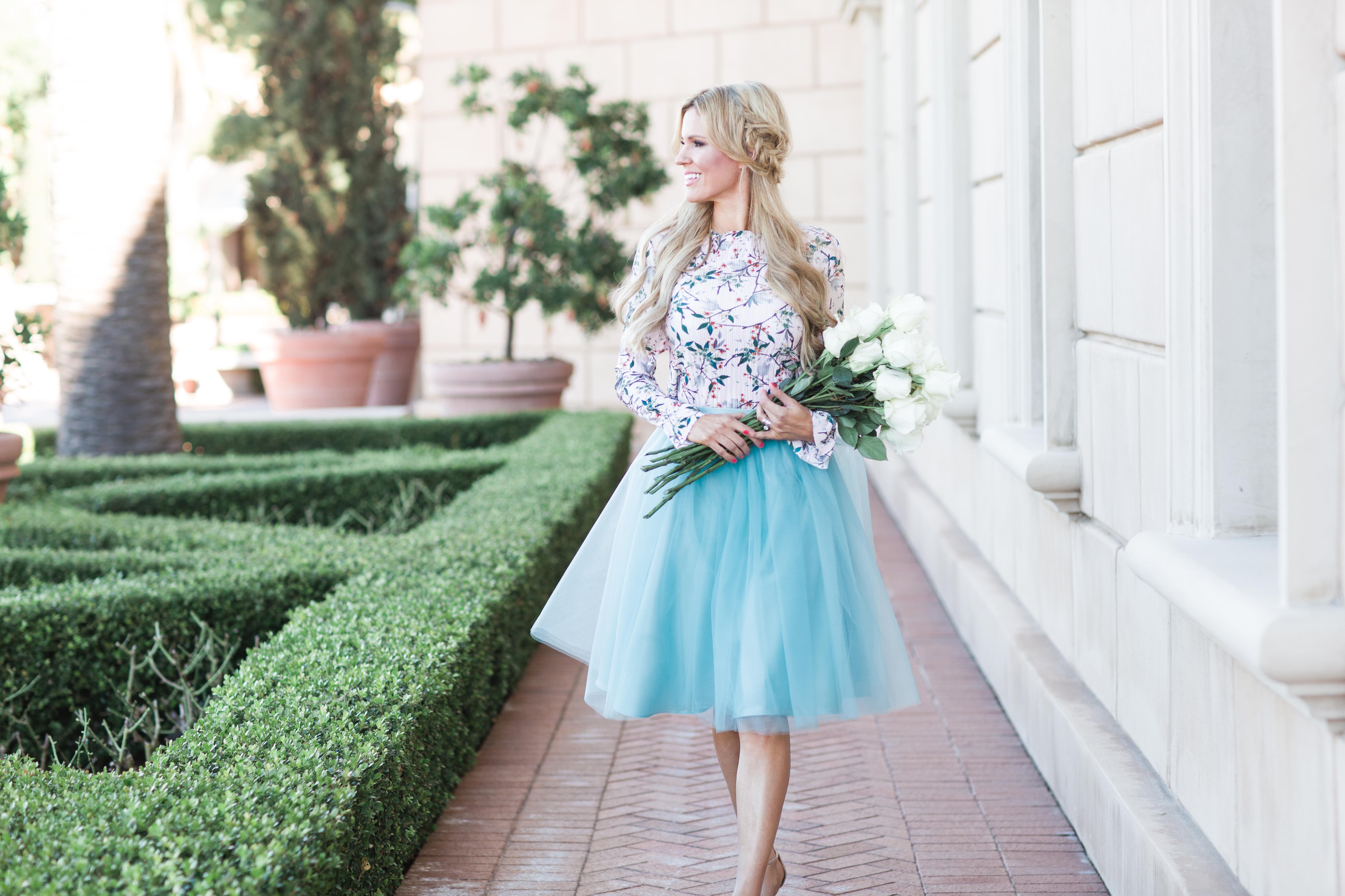 Tiffany Blue Tulle Skirt